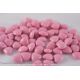 Dragées MINI COEUR Rose Nacré Brillant 1KG