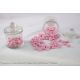 Dragées MINI COEUR Rose Nacré Brillant 1KG