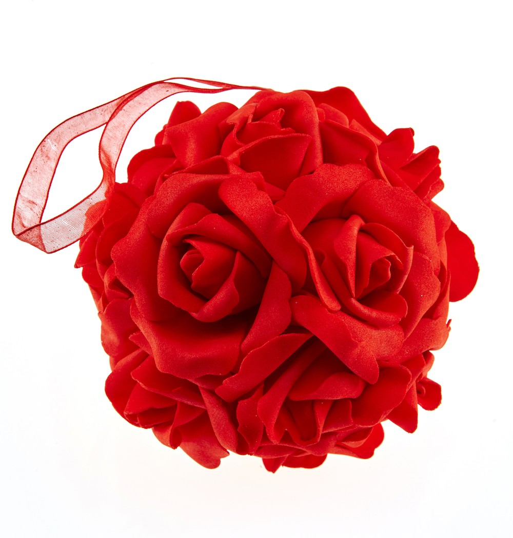 Boule Fleur Rouge 11cm Dragees Chocolats De Limas Boule Fleur Rouge 11cm Dragees Chocolats De Limas