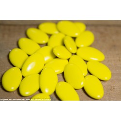 Dragées CHOCOLAT Jaune Brillant 1KG