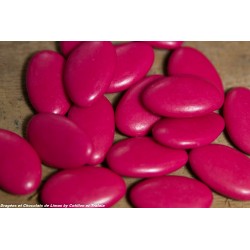 Dragées CHOCOLAT Rose Fuchsia Brillant 1KG