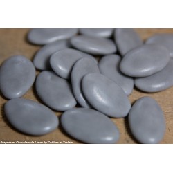 Dragées CHOCOLAT Gris Lune Brillant 1KG