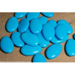 Dragées CHOCOLAT Bleu Turquoise Brillant 1KG