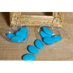 Dragées CHOCOLAT Bleu Turquoise Brillant 1KG