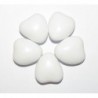 Dragées MINI COEUR Blanc Brillant 1KG