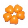 Dragées MINI COEUR Orange Brillant 1KG
