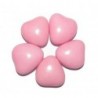 Dragées MINI COEUR Rose Nacré Brillant 1KG