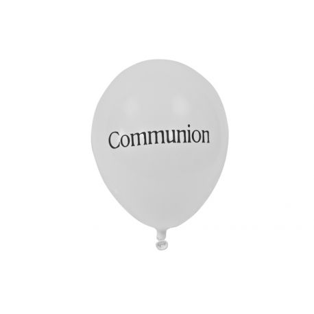 BALLONS COMMUNION x8