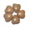 Dragées MINI COEUR marron taupe 1KG