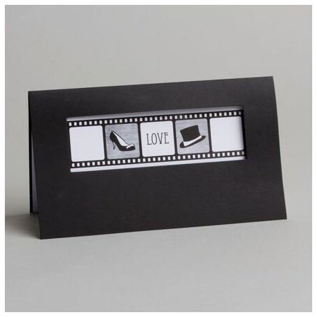 x1 FAIRE PART + ENVELOPPE CINEMA