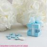 MINI CUBES DUO BLEU CIEL MAT (x10)