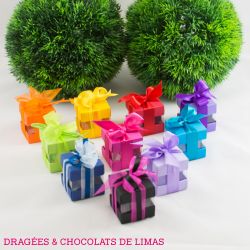 MINI CUBES DUO BLEU CIEL MAT (x10)