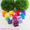 MINI CUBES DUO BLEU CIEL MAT (x10)