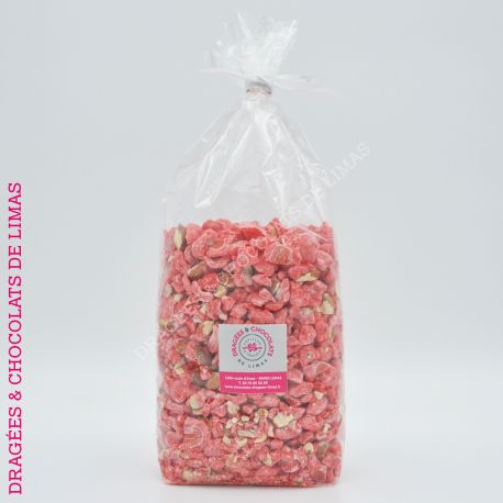Praline Fine Amande Rouge Concassée 1KG Praline Fine Amande Rouge Concassée 1KG