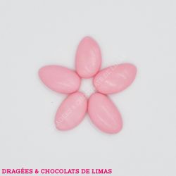 Dragées Amande AVOLA DAUPHINE Rose Nacré 1KG