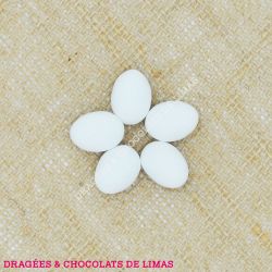 Dragées PÂTE DE FRUIT Blanc 1KG