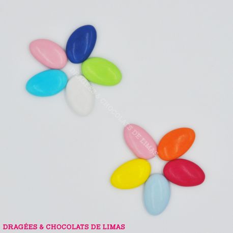 Dragées CHOCOLAT Multicolore Brillant 1KG