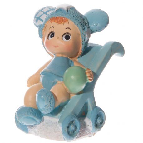 BEBE BLEU DANS POUSSETTE BEBE BLEU DANS POUSSETTE