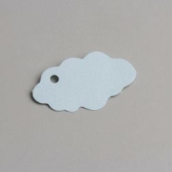 X1 ETIQUETTE NUAGE NACRE CIEL
