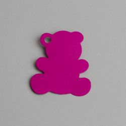 X12 ETIQUETTES VITAMINE NOUNOURS FUCHSIA