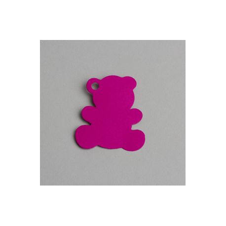 X12 ETIQUETTES VITAMINE NOUNOURS FUCHSIA