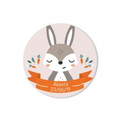 Sticker personnalisé Lapin x35