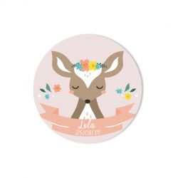 Sticker personnalisé Biche x35