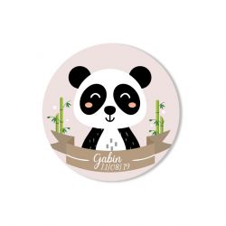 Sticker personnalisé Panda x35