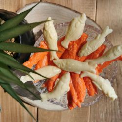 Sachet Friture Orange Blanche 250grs LLP