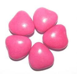 MINI COEUR ROSE FUSCHIA 73% cacao 450grs