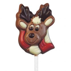 Sucette Noël Rennes 15grs - Chocolat au lait
