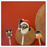 Sucette Père Noël  bonnet Rouge 15grs - chocolat au lait