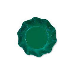 10 COUPELLES 18,5CM VERT FONCE