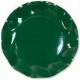 10 ASSIETTES 21CM VERT FONCE