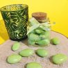 Dragée aux amandes vert tilleul brillant - Dragées & Chocolats de Limas