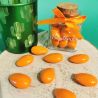 Dragée aux amandes orange capucine brillant - Dragées & Chocolats de Limas