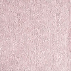 Serviettes de Table Rose Nacré ELEGANCE 33x33cm