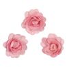 Fleurs en papiers Rose x12