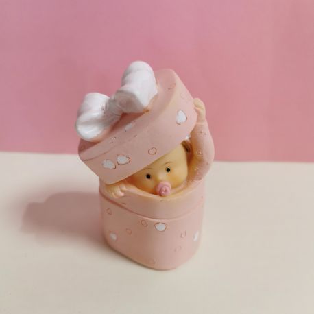 Bébé Rose Cadeau 8.5*4.5*3.3cm