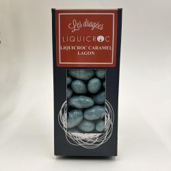 Dragée caramel beurre salé bleu lagon 500grs