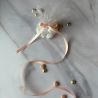Ruban satin pêche corail 6mmx25m