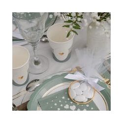 Anneau doré pour dragées (x4)