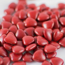 Dragées Mini-Coeur Bordeaux 450grs