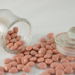 Dragées Mini-Coeur Corail 450grs