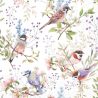 Serviette oiseaux et fleurs x20