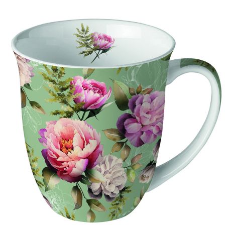 Mug décor Pivoines 0.4L