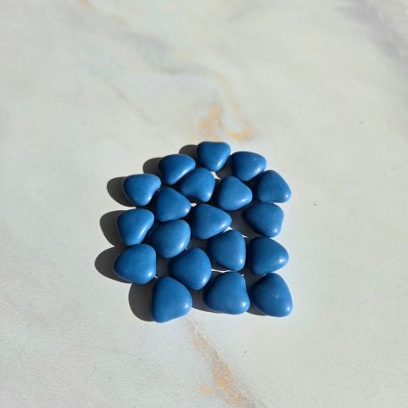 Dragées Mini Coeur Bleu Océan 450grs