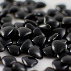 Dragées Mini Coeur Noir 450grs