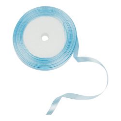 Ruban satin bleu ciel 6mmx20m
