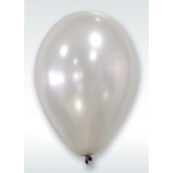Ballon Argent Nacré Diamètre 30cm (x24)